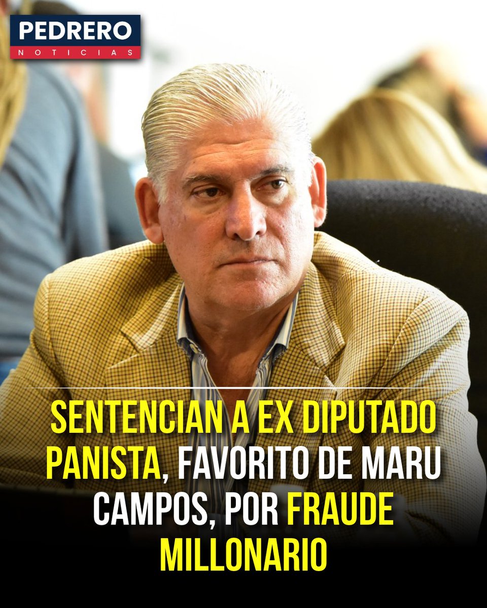 YosoyPedrero's tweet photo. 🚨OJO: SENTENCIAN A EX DIPUTADO PANISTA, FAVORITO DE MARU CAMPOS, POR FRAUDE MILLONARIO

Ismael Mario Rodríguez Saldaña, empresario de la construcción y exdiputado local del PAN en Chihuahua, fue sentenciado en el Estado de México a dos años de prisión por fraude específico en agravio de la desarrolladora ROAGMEX. El caso está relacionado con la construcción y estructuración financiera del residencial de lujo “ROMA Bosque Real”, en Huixquilucan.

Además de la pena de prisión, la jueza Yanelli Anahí Yazmín Sandoval Hernández ordenó la suspensión de sus derechos políticos y civiles, una multa de casi 5 mil pesos y el pago de 65 millones de pesos por reparación del daño. También le negó cualquier beneficio para sustituir o conmutar la pena privativa de libertad.

El caso cobra especial atención en Chihuahua porque Rodríguez Saldaña llegó al Congreso como suplente de Mario Vázquez Robles, quien dejó la diputación para incorporarse al gobierno de Maru Campos como secretario de Comunicaciones y Obras Públicas. Empresas vinculadas con Rodríguez y su familia recibieron, de acuerdo con reportes periodísticos y registros de contratación, al menos cuatro contratos de obra pública por alrededor de 196 millones de pesos durante la administración estatal.

La coincidencia entre la sentencia por fraude, sus vínculos políticos y los millonarios contratos otorgados durante el gobierno de Campos ya generó cuestionamientos sobre posibles conflictos de interés. Los contratos, por sí mismos, no acreditan que la gobernadora haya intervenido personalmente ni que existiera favoritismo; cualquier responsabilidad adicional tendría que determinarse con base en los expedientes de contratación y las autoridades competentes.