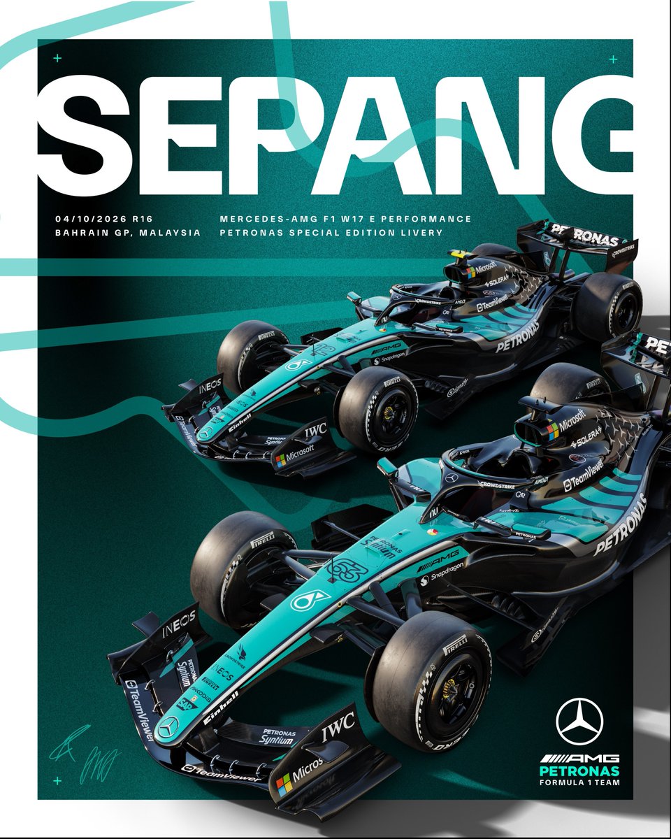 F1Mercedesrp's tweet photo. After nine years, itโs race day in Malaysia ๐ฒ๐พ๐
#F1RP #BahrainGPRP - @Formula1FRP https://t.co/iU2C47ZsGo