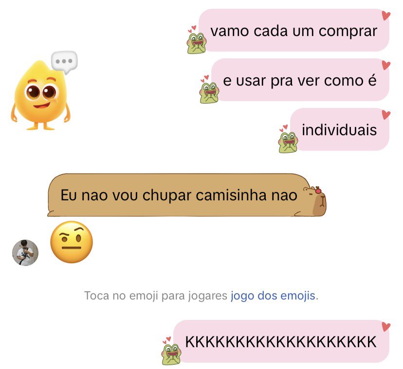 isaamauriii's tweet photo. ryan e eu vendo quem vai testar a camisinha de paçoca https://t.co/04hRnZ4PSB