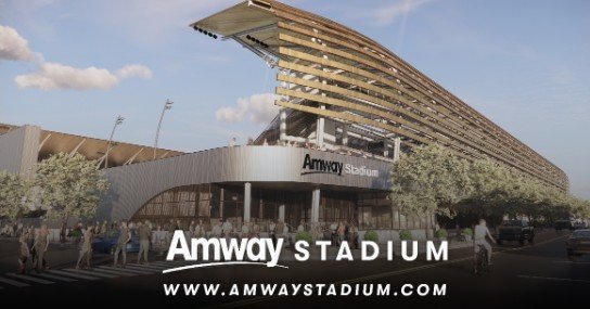 HearOurCity's tweet photo. The Amway Stadium website is LIVE now.
The new 8,500 seat soccer stadium @amwaystadium
Check out the website at https://t.co/2tv7zGUeCN
#grandrapidsmi #Detroit #westmichigan #muskegonmi #traversecitymi https://t.co/TwAQcvTfbJ