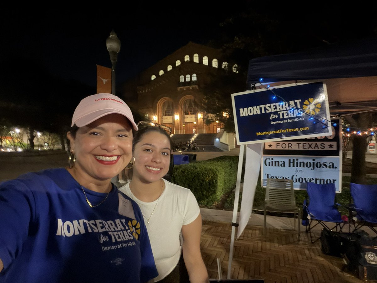 MontserratforTX's tweet photo. Thank you @UDems for registering longhorns to VOTE! #hookem #JuntosForJusticeUnidosForChange @UTAustin https://t.co/8MbtG5VBHa