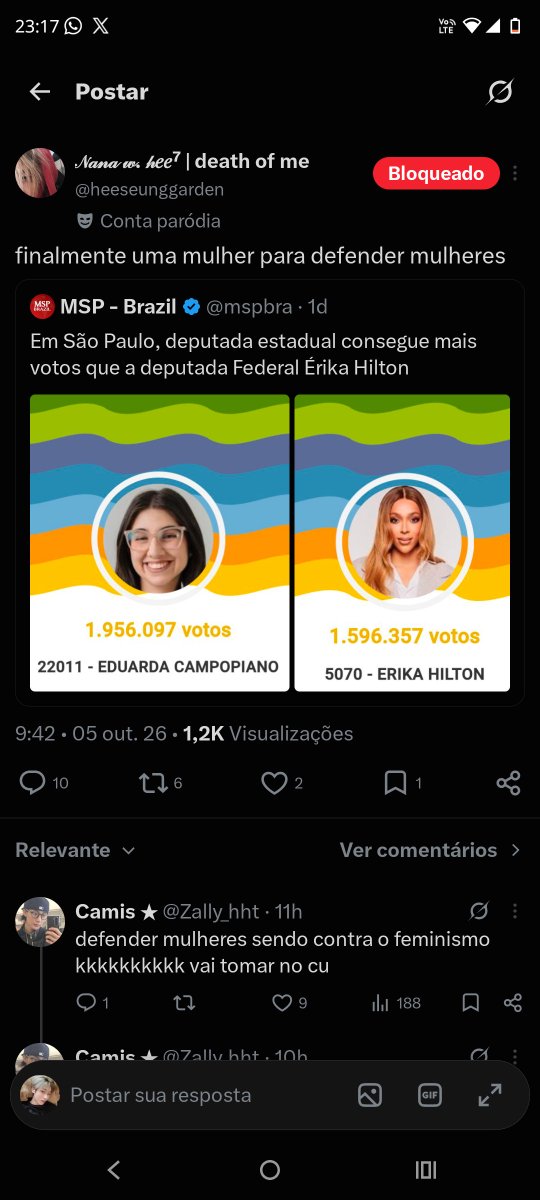 _hanniecrf's tweet photo. falei q não ia mais me meter em confusão, pq tô cheia já, mas essa daqui tá de foder hein https://t.co/aTz9wvbHYZ