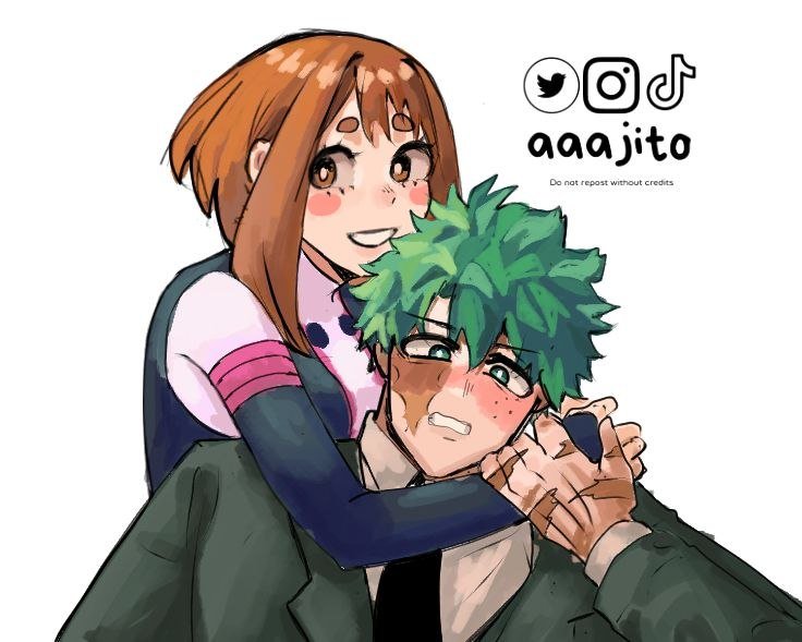 AjoAjoArts's tweet photo. I like doing this type of coloring 
#Izuocha #Dekuocha #IzukuMidoriya #urarakaochako #MHA #MyHeroAcademia #出茶 #デク茶 #dekucha #Deku #BNHA
Base of @Kim_Gilgyu https://t.co/DUjb5dG1cL