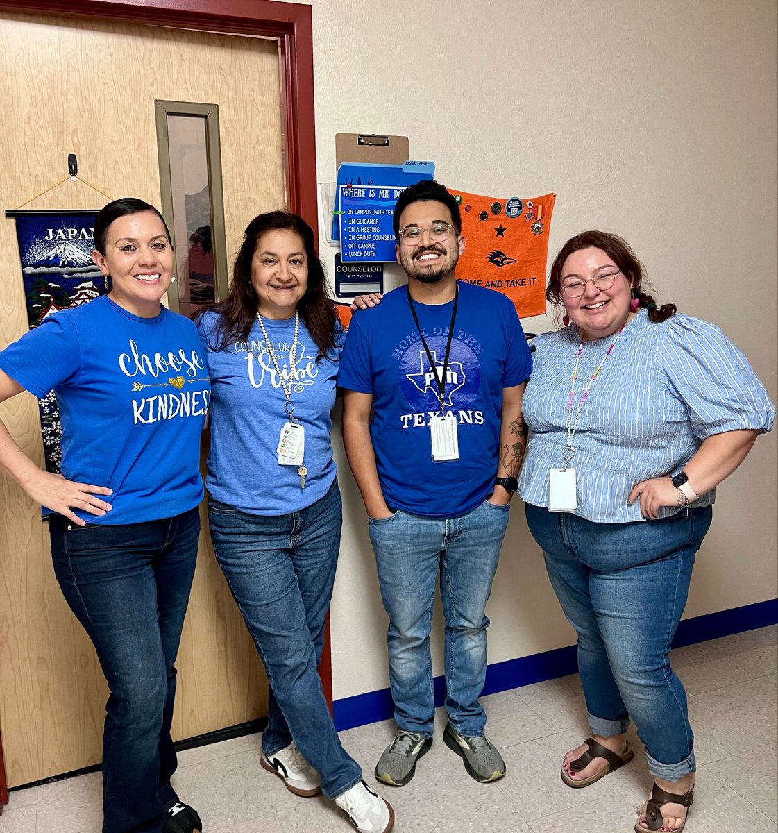 PNeffCounselors's tweet photo. Blue -Up Day @NISDPatNeff 💙💙
Kicking off Anti-Bullying Prevention Month! Let’s create a world of kindness, respect &amp; acceptance. 
@NISDCounseling 
#BeKind #BlueUp #BlueShirtDay2026 https://t.co/0ZWs9xxfYD