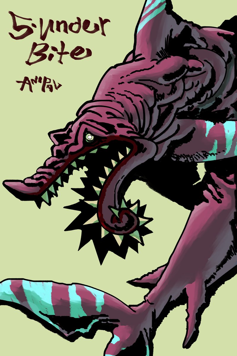 anipalll's tweet photo. 5. Under Bite (Buzz from Hungry Shark)
#inktober2026 #fanart #digitalart #edrt2026 #hungryshark #inktober https://t.co/lLAn0zsbq7