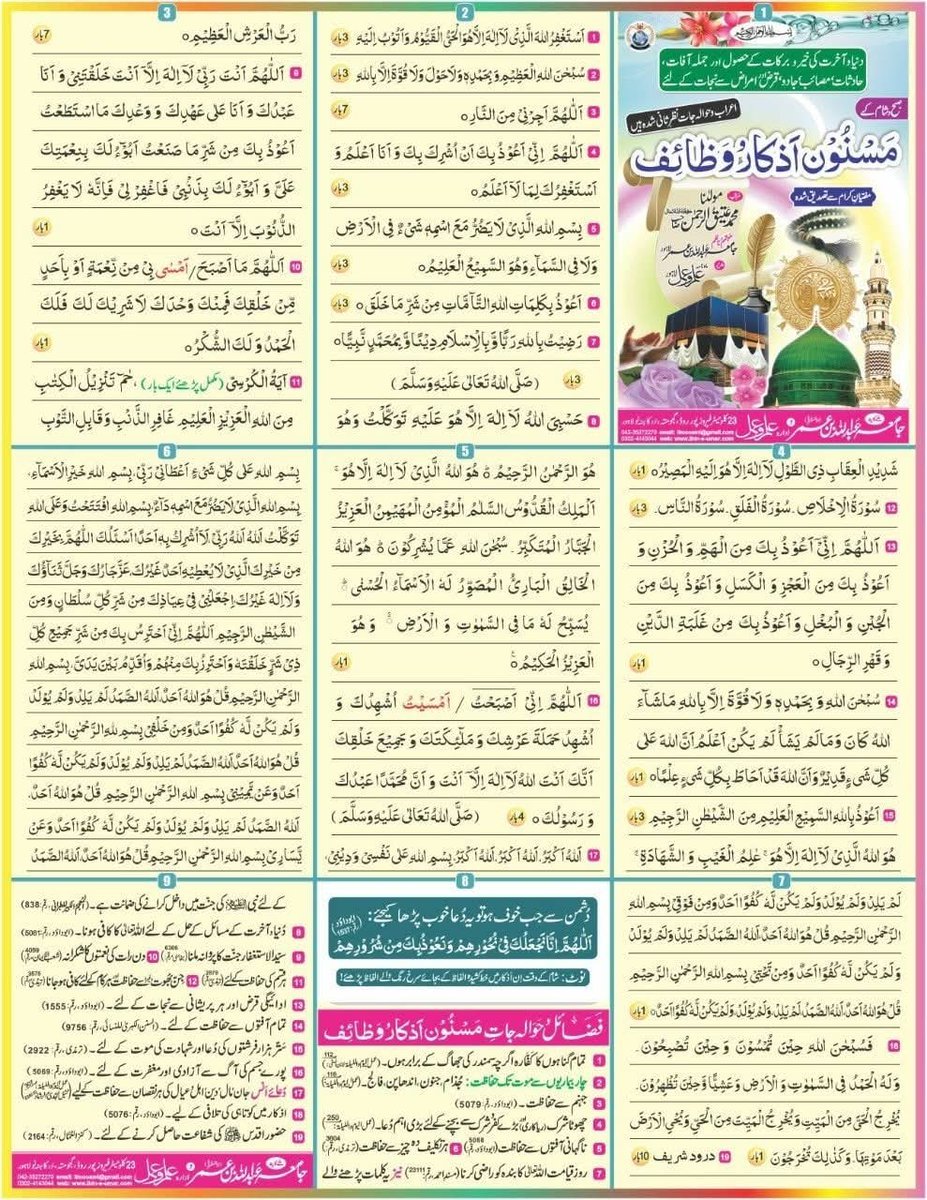 khutbatululama's tweet photo. "صبح شام کے اذکار ڈھال کی طرح ہیں ؛ ڈھال جتنی موٹی ہو گی، اس قدر تیر سے بچائے گی، بلکہ حملہ کرنے والے پر لوٹا دے گی۔"

 امام ابن القیم رحمہ الله 
( الوابل الصيب : 71)

محدث ابن الصلاح ؒ فرماتے ہیں کہ جو صبح و شام، نماز کے بعد اور نیند کے اوقات میں پابندی کے ساتھ اذکار کا اہتمام کرتا ہے، وہ کثرت سے اللّٰہ کا ذکر کرنے والوں میں شمار کیا جاتا ہے!
(الْأَذْكَار لِلنَّوَوِيٰ، صفحہ:١٠)

جسے صبح و شام کے تمام اذکار کی توفیق نصیب ہو جائے تو یہ اس پہ خدا کی نعمت اور احسان ہے اور اس کے لیے خوش خبری ہے؛ اور جو سارے اذکار کرنے سے قاصر ہو تو وہ جس قدر چاہے مختصر اذکار کا معمول بنا لے خواہ کوئی ایک ذکر ہی پابندی سے کرے!
امام نووی رحمہ اللّٰہ

امام ابن كثير ؒ فرماتے ہیں:
اذکار کی چادر اوڑھ لو تاکہ یہ تمہیں انسانوں اور جنات کے شر سے بچائے، اور فرمایا کہ اپنی روحوں کو استغفار کے ساتھ ڈھانپ لو تاکہ تمہارے دن اور رات کے گناہ معاف ہوں۔
(الوابل الصيب، صفحہ:71)

صبح شام کے اذکار حفاظت کے اعتبار سے یاجوج ماجوج کے سامنے بنائی گئی دیوار سے زیادہ مضبوط ثابت ہوتے ہیں؛ بشرطیکہ اُنہیں صدقِ دل سے پڑھا جائے!

امام ابن عثيمين رحمه الله 

#مسنون_اذکار #صبح_کےاذکار #رات_کےاذکار #دعائیں #أذكار_الصباح_والمساء