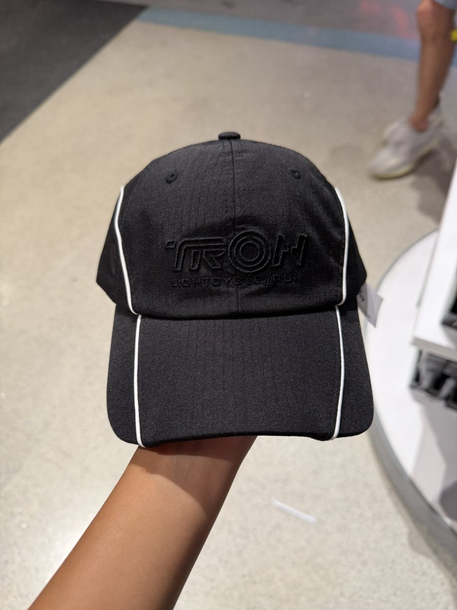WEDenterprise's tweet photo. new tron lightcycle hat!!! https://t.co/6L6kVZSqBs
