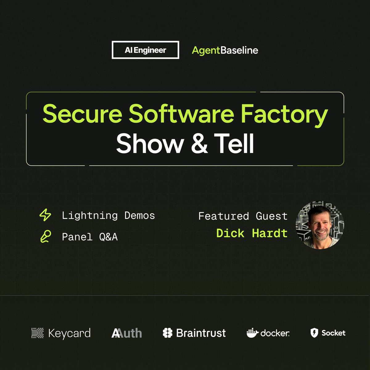 insecureagents's tweet photo. We'll dig into this live in NYC on Oct 13 after @aiDotEngineer with @ianlivingstone, @AhmadNassri, @ealeyner, @DickHardt, @braintrust, @Docker, @SocketSecurity, @KeycardAI

At Elsie Rooftop with food and drinks 🥂✨🗽

https://t.co/Js8TsSdO7Q https://t.co/BOTwtPbcWY