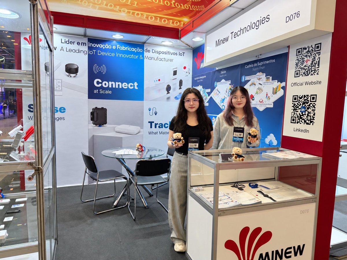 Minew_Tech's tweet photo. All set for Futurecom 2026! 🇧🇷

Explore Minew IoT hardware, meet our team, and look out for a few little Minew friends at Booth D076.

See you in São Paulo!

#Minew #Futurecom #IoT #IoTHardware https://t.co/AdP1aojdD7