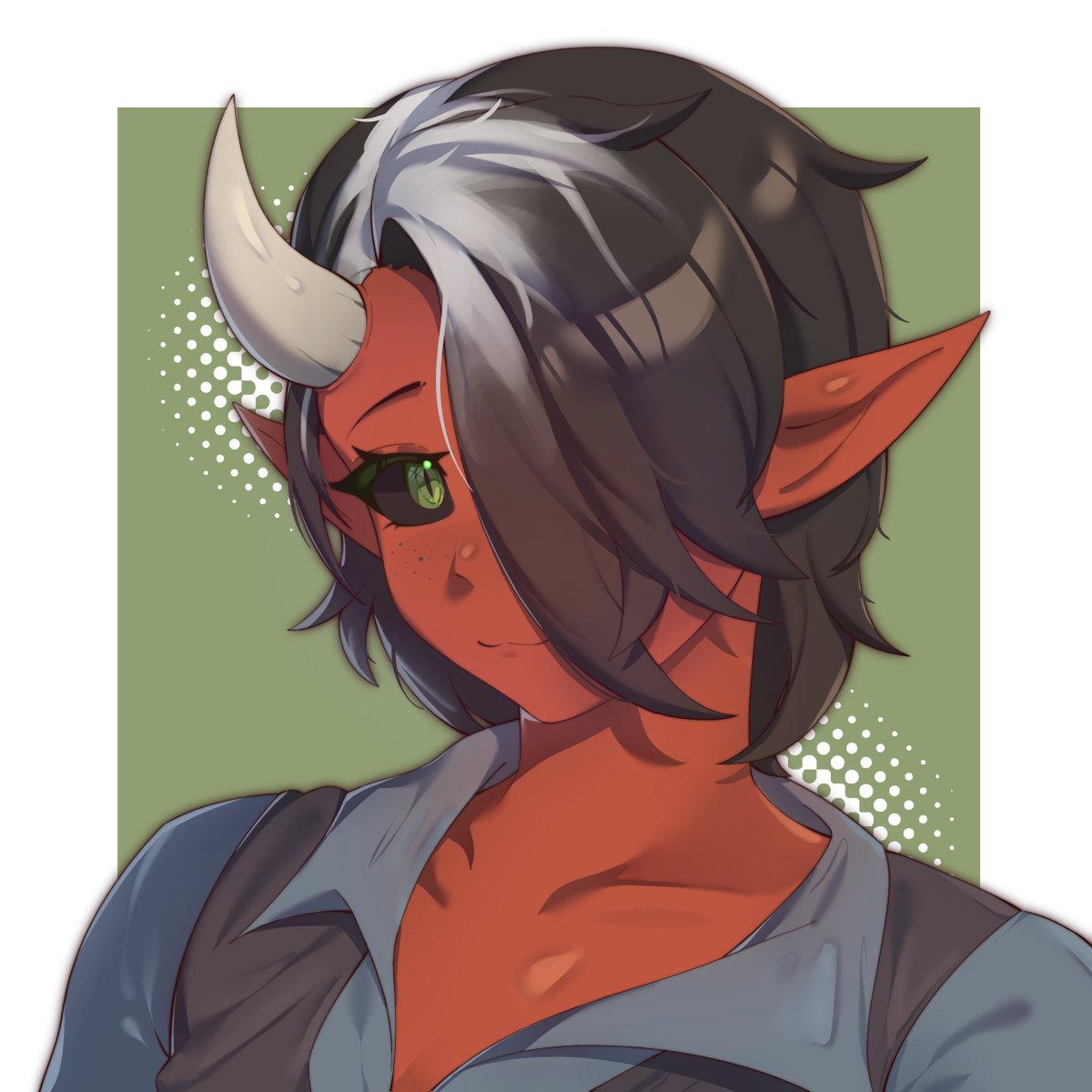 drdew28's tweet photo. Commission portrait of my OC done by @KiiroKi_soul https://t.co/LS1qg8kSds