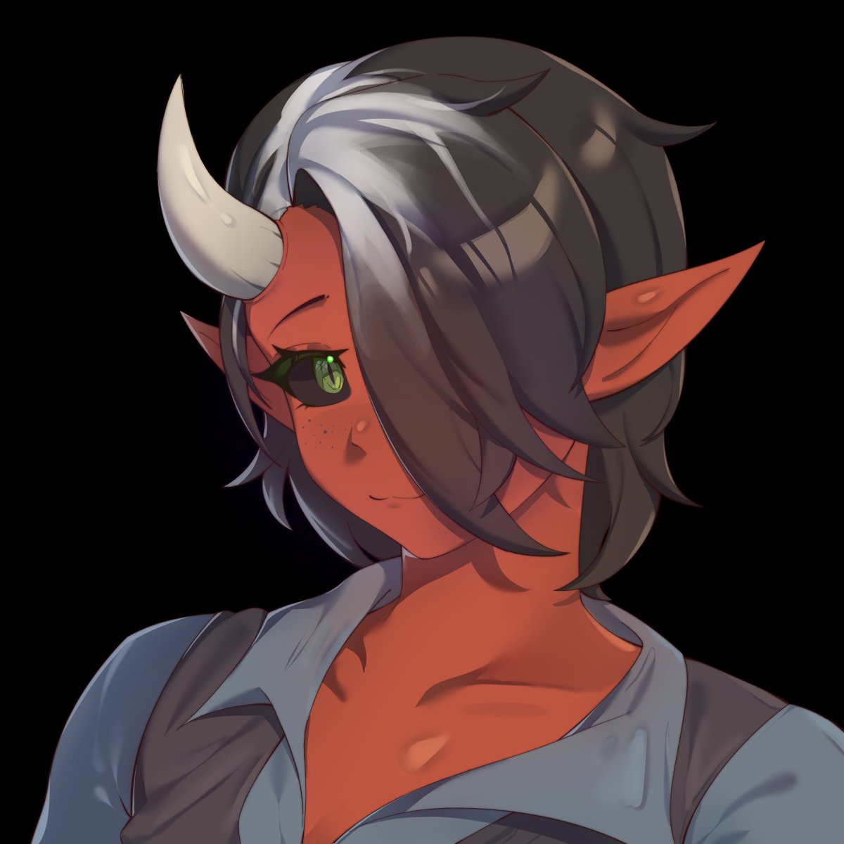 drdew28's tweet photo. Commission portrait of my OC done by @KiiroKi_soul https://t.co/LS1qg8kSds