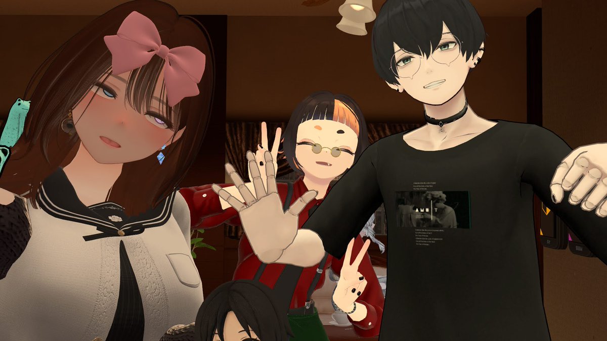 oldtype000's tweet photo. 261005 #CafeHive_VRC お越し下さりありがとうございましたぁ！
わちゃわちゃしてて大変賑やかでございましたわね！
ウインナーコーヒーもバッチリ淹れられたので個人的にも嬉し味！
またお会いできるのを楽しみにしてまぁす！ https://t.co/xCgulwmQRl