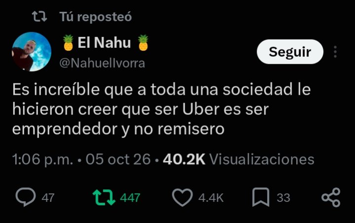 AurinegroViedma's tweet photo. Red social hermosa https://t.co/VLo0Cf3ZKS