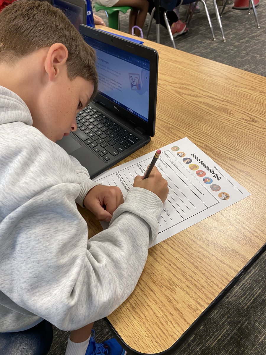 MrsBakerEdu's tweet photo. #4thgrade Ss @TadlockElem enjoyed learning about their animal genius to help them understand more about themselves & their learning styles from https://t.co/OkKgRuKPqZ. #FISDQUEST #tadlockrocks #SEL @FISDAdvAcad https://t.co/xEgoewuOjB