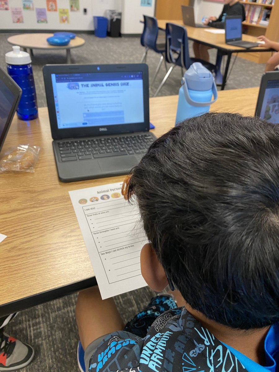 MrsBakerEdu's tweet photo. #4thgrade Ss @TadlockElem enjoyed learning about their animal genius to help them understand more about themselves & their learning styles from https://t.co/OkKgRuKPqZ. #FISDQUEST #tadlockrocks #SEL @FISDAdvAcad https://t.co/xEgoewuOjB