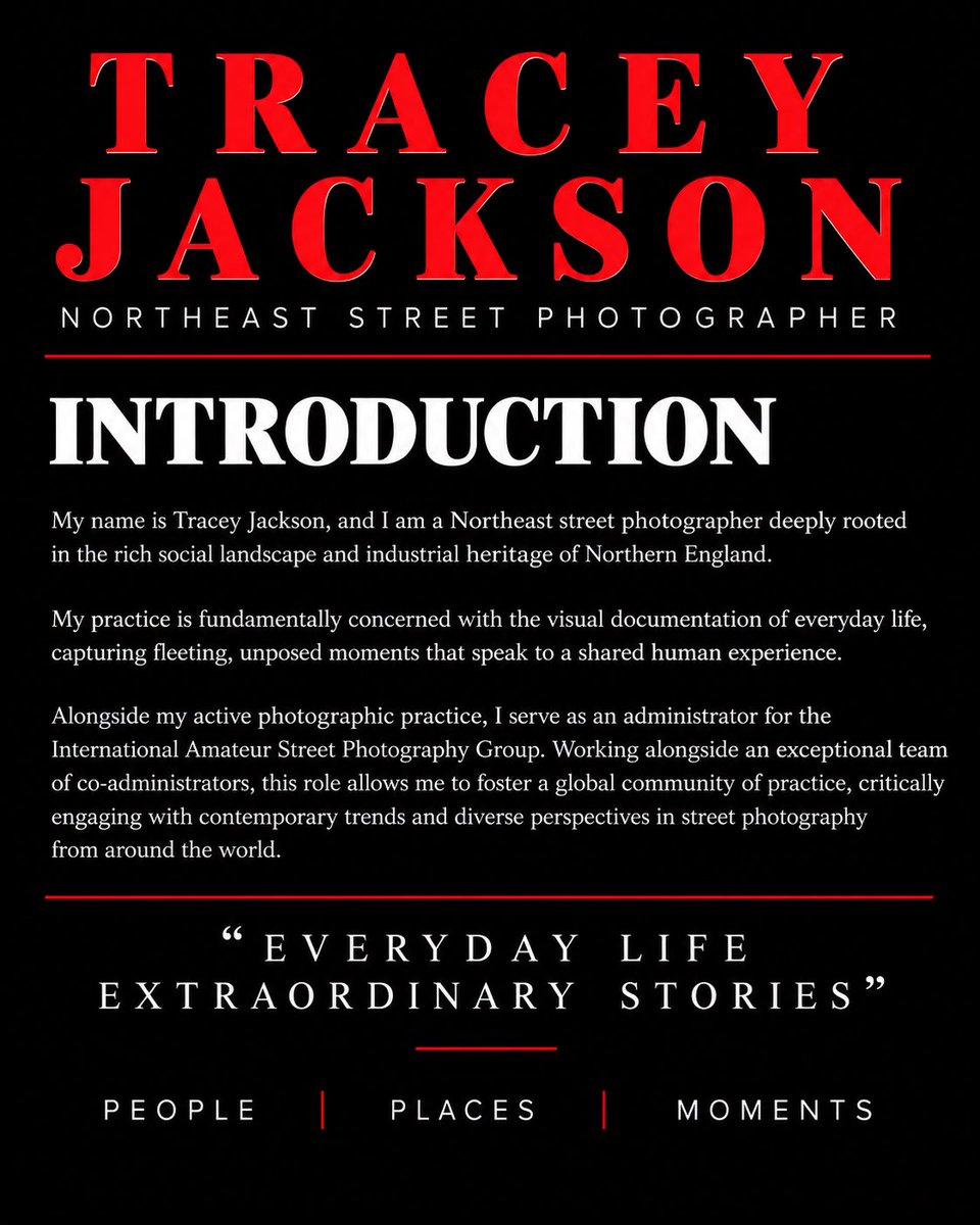 TraceyJacksonHI's tweet photo. Tracey Jackson
Newcastle Upon Tyne UK
Nikon Z6II 24-400mm ZVR
@TraceyJacksonHI @UKNikon #streetphotography #TraceyJacksonHI #Zine #photography #lensculture #everybodystreet
Copyright ©️ @TraceyJacksonHI https://t.co/LGzUvX5E9i