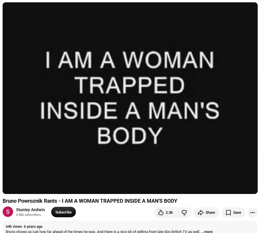 _britmonkey's tweet photo. I only just found out Bruno Powroznik, creator of "MARGARET FATCHER IS DED" and "OBJECTS I AVE SHUVED UP MY ARSE" died in 2023 aged 60. This only became public knowledge in 2025 because he left no will and had no living relatives.
Also he was probably transgender? https://t.co/uqOugtcWCW