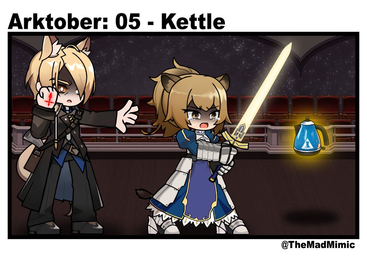 TheMadMimic's tweet photo. Day 5 - Kettle 

#Arknights #明日方舟 #アークナイツ #명일방주 https://t.co/Iduhq7GgRs