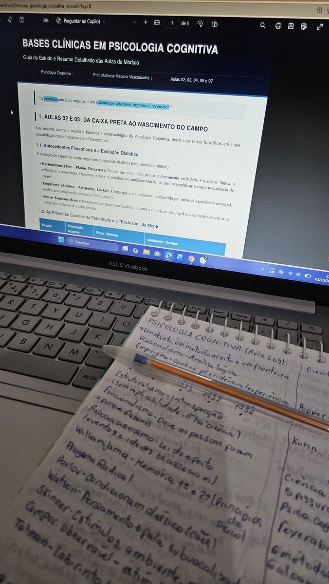 psicnick's tweet photo. #psitwt ⁕ #collegetwt 𖡼 #studytwt 𝅄 ♡
psicologia cognitiva + só sei estudar escrevendo ☝🏻 https://t.co/Rbdt6BCamt
