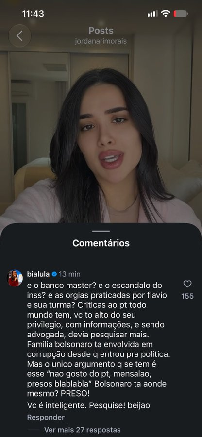 ZAMENZA's tweet photo. Jordana declarou apoio a Flávio Bolsonaro e teve que ler isso aqui: https://t.co/DnLb6Gi88Z