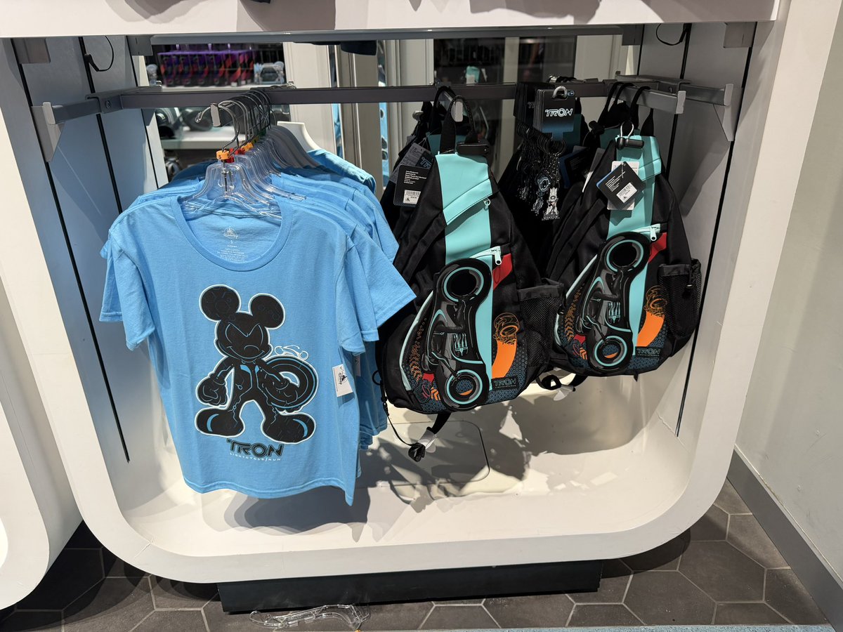 WEDenterprise's tweet photo. all the new tron merch in the shop part 1 https://t.co/9scAidDkIx