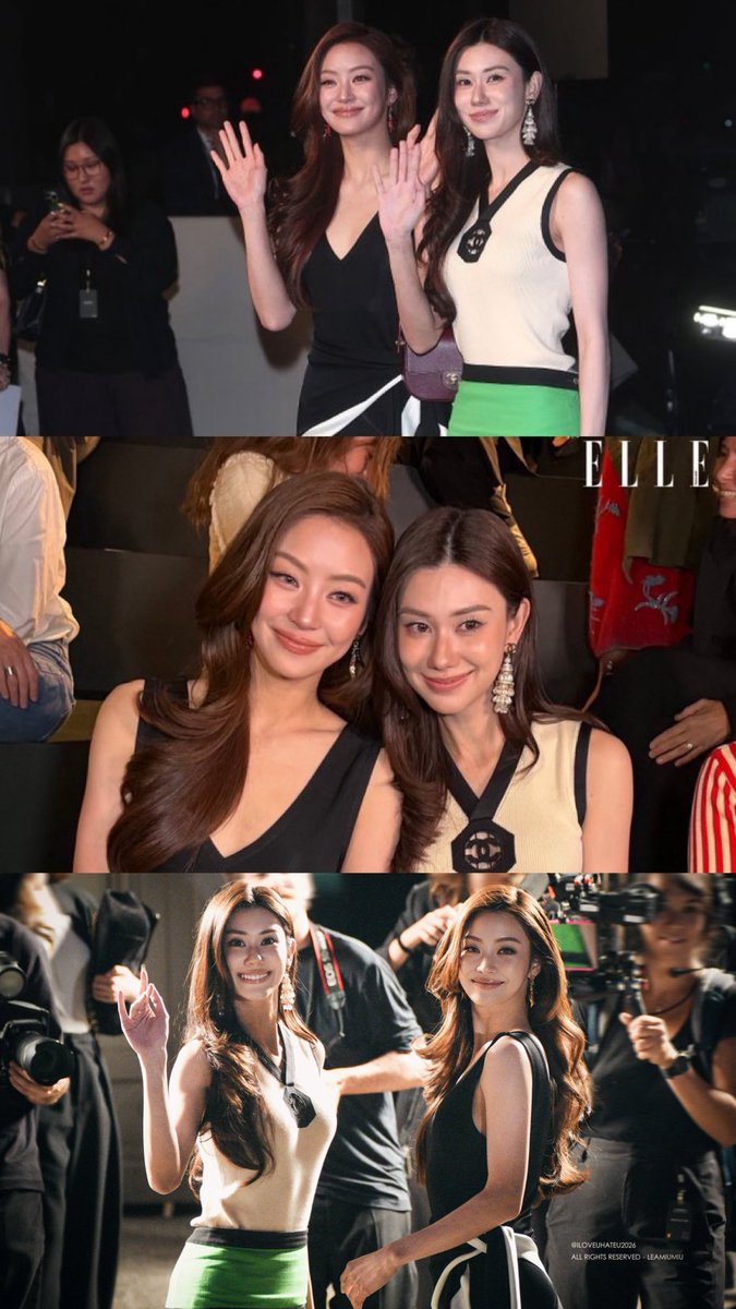 trendlmneverdie's tweet photo. สายตา รอยยิ้ม ส่งถึงทุกคนรอบงาน ป้าภูมิใจ

#CHANELSS27xLenaMiu
#LalinaLena #MiuNatsha
#CHANELSpringSummer 
#CHANEL #PFW @CHANEL https://t.co/k0gH2qfLtJ