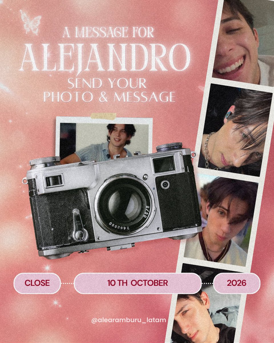alearamburuLAT's tweet photo. 🌟| 𝐎𝐔𝐑 𝐏𝐑𝐈𝐍𝐂𝐄 𝐀𝐋𝐄𝐉𝐀𝐍𝐃𝐑𝐎 — 𝟏𝐬𝐭 𝐘𝐞𝐚𝐫 𝐰𝐢𝐭𝐡 𝐒𝐓𝐁𝐕
 
💌A Message For Alejandro, Send Your Photo & Message! ✨️

Estamos preparando algo muy especial para celebrar el 1er aniversario de #Alejandro como miembro de #SantosBravos, y queremos que fans de todo el mundo sean parte de esta celebración. ❤️‍🩹

📝 Envía tu foto y/o mensaje aquí:
 🔗 https://t.co/3Cb6HXtXi1

⏰ Cierre: 10 de octubre — 10 PM (🇵🇪)

⚠️ Seguimos recibiendo donaciones para hacer realidad los demás proyectos. Si no puedes donar, ¡ayúdanos compartiendo! 🩵
 🔗 https://t.co/fAFubfEqKn

#AlejandroAramburu #STBV @santos_bravos