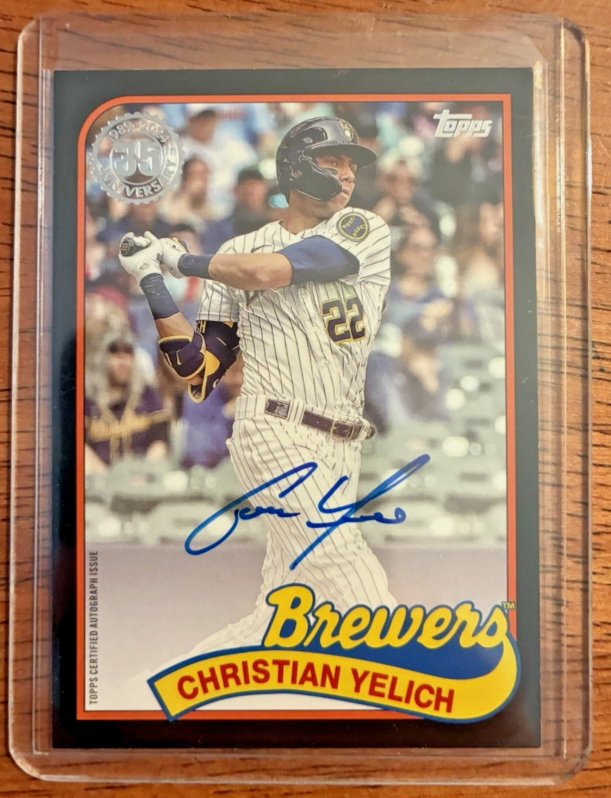 JohnnyTribs's tweet photo. My latest pick up! Oh Captain My Captain @ChristianYelich #WinOurWay #ThisIsMyCrew https://t.co/oDmq2sGfuQ