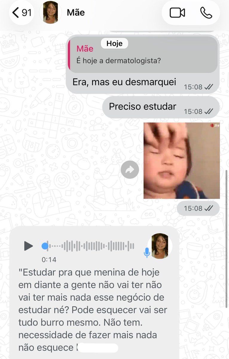 studyibag's tweet photo. minha mãe hoje kkkkk https://t.co/DPyCHzvYAN