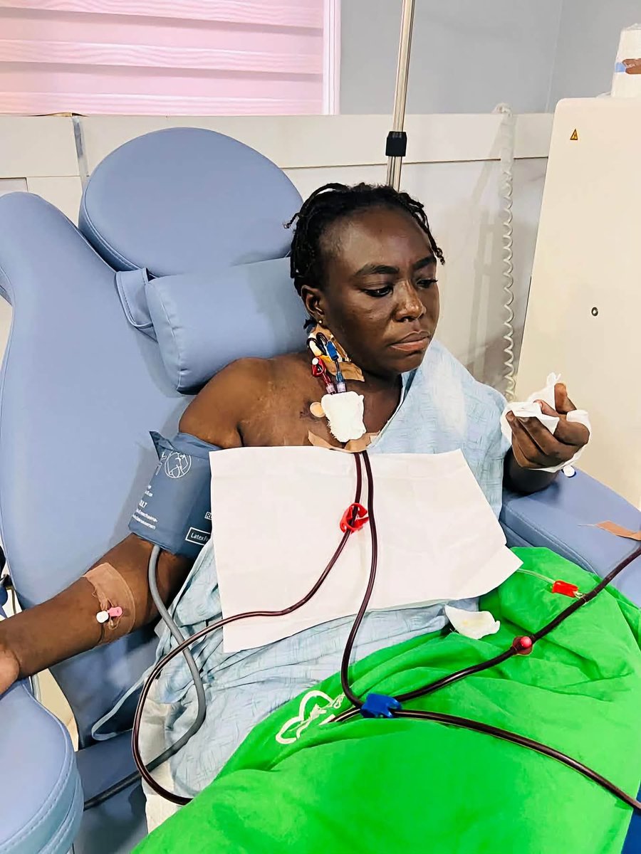 KWADWOLEBRON's tweet photo. PLEASE, LET’S HELP SAVE A LIFE 🙏🏾❤️

A classmate of mine from KOSS, who is also a nurse dedicated to saving lives, is battling chronic kidney disease and needs dialysis and eventually a kidney transplant.

No amount is too small. Please donate or share. 🙏🏾❤️ https://t.co/bAz3SKnPom