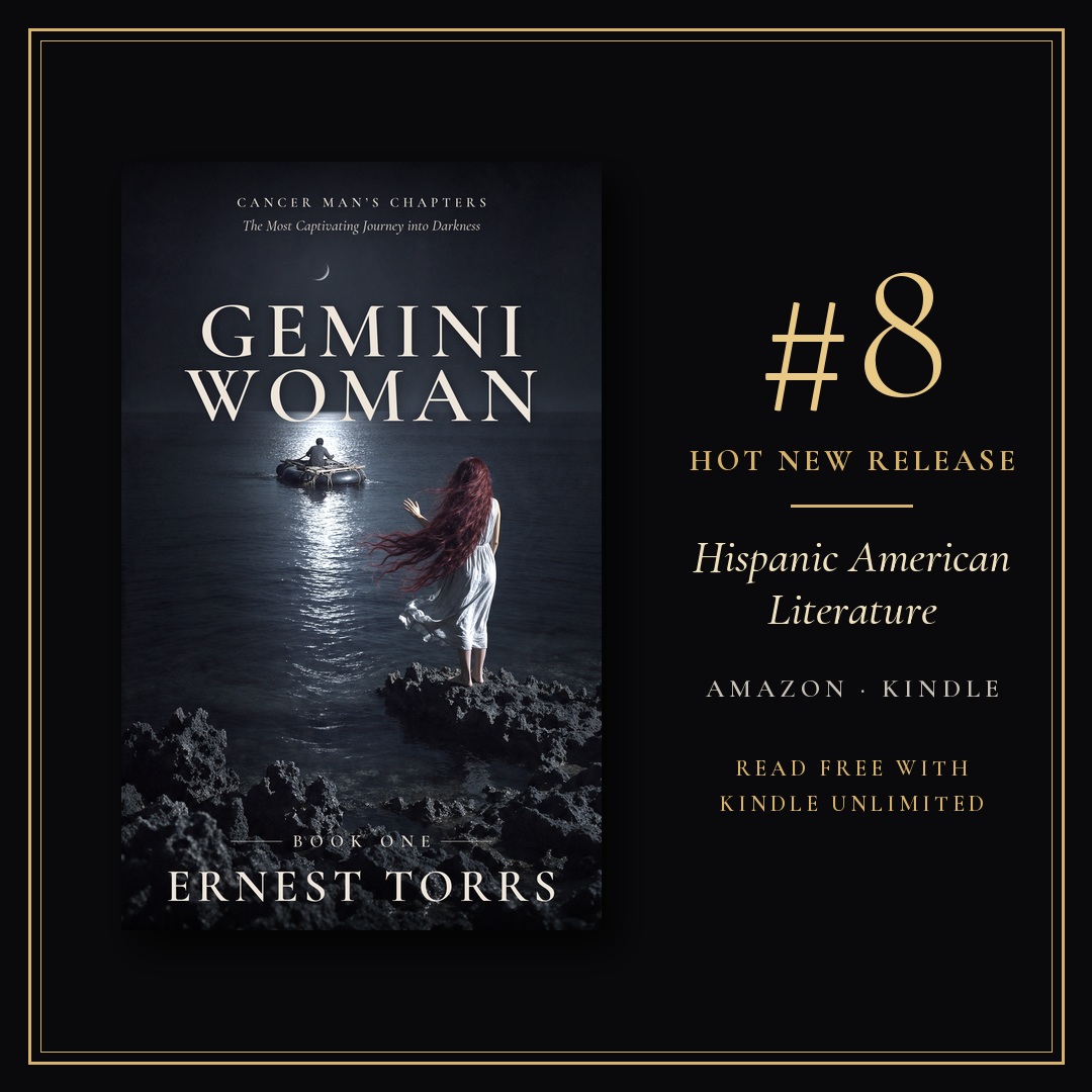 TorrsPublishing's tweet photo. @karonsbooks From #11 to #9 to #8 in one day.
Gemini Woman is now a Top 8 Hot New Release in Hispanic American Literature on Amazon Kindle. Thank you to every reader who opened it. 🌙

Free with #KindleUnlimited
#BookTwitter #LiteraryFiction https://t.co/gfTyzpXQMu