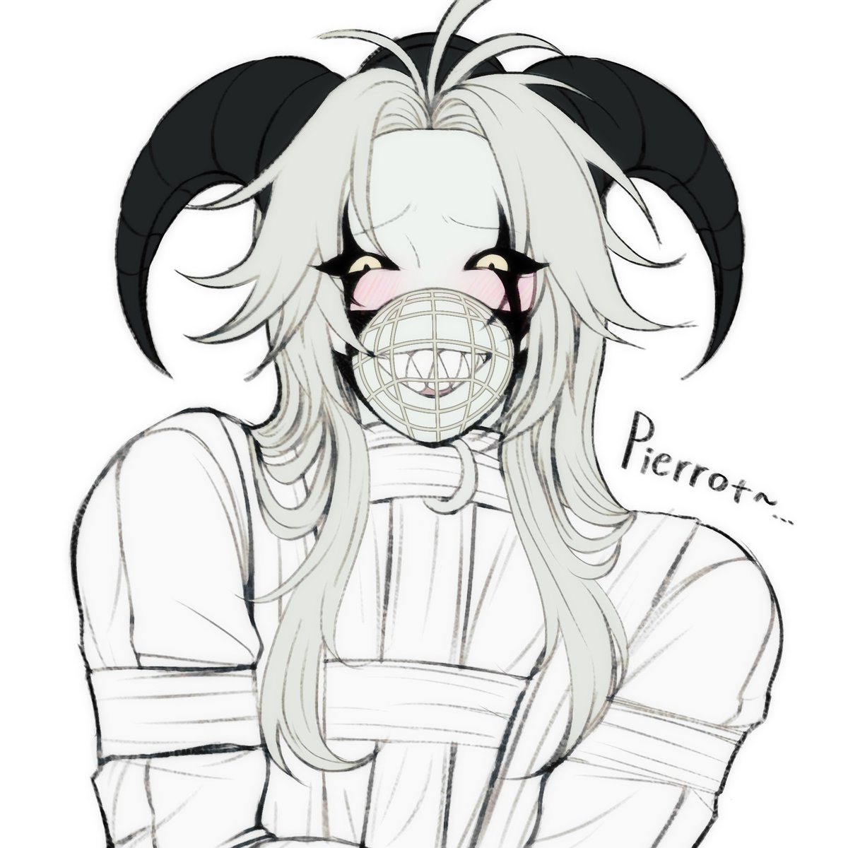 ryirsh's tweet photo. OC mc
#pierrot #thefreakcircus #tfc #fanart #dijitalart https://t.co/UJfaMz6uhz