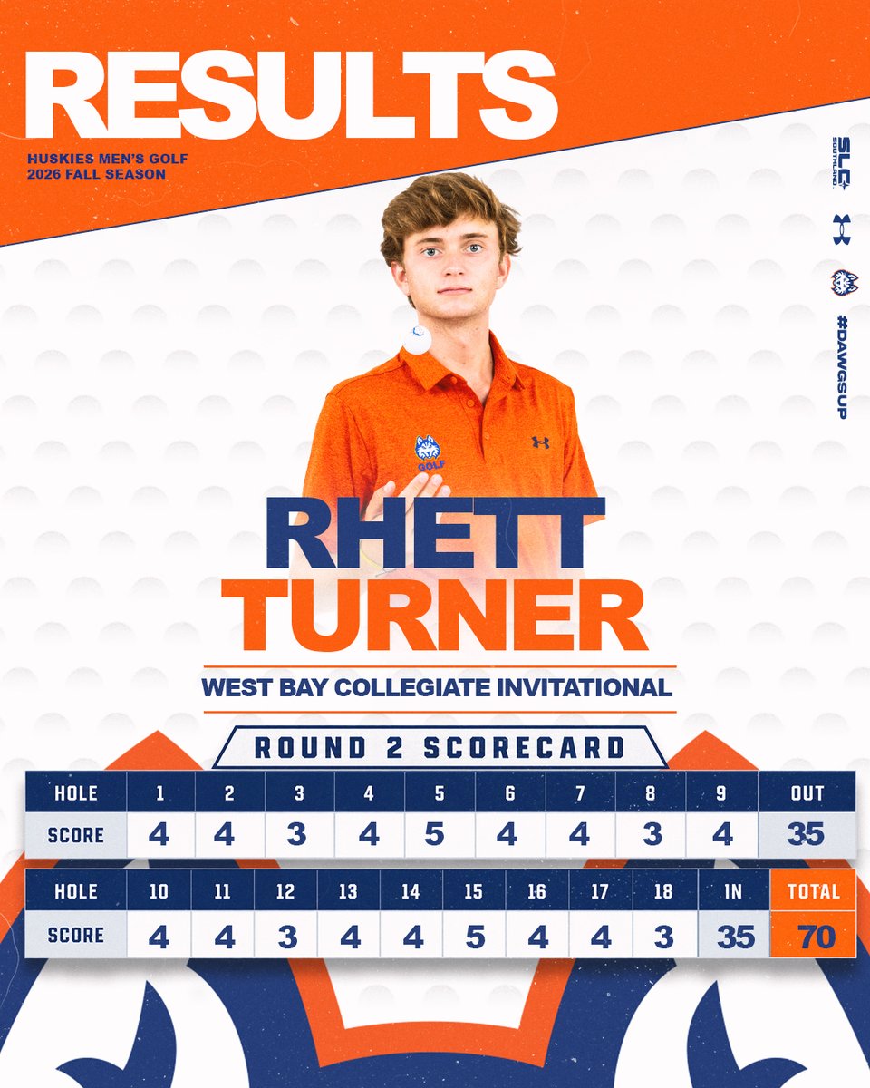 HCUGolf's tweet photo. Husky Highlight from Round 2 today goes to Freshman Rhett Turner.
#DawgsUp https://t.co/KizB2Yyqlv