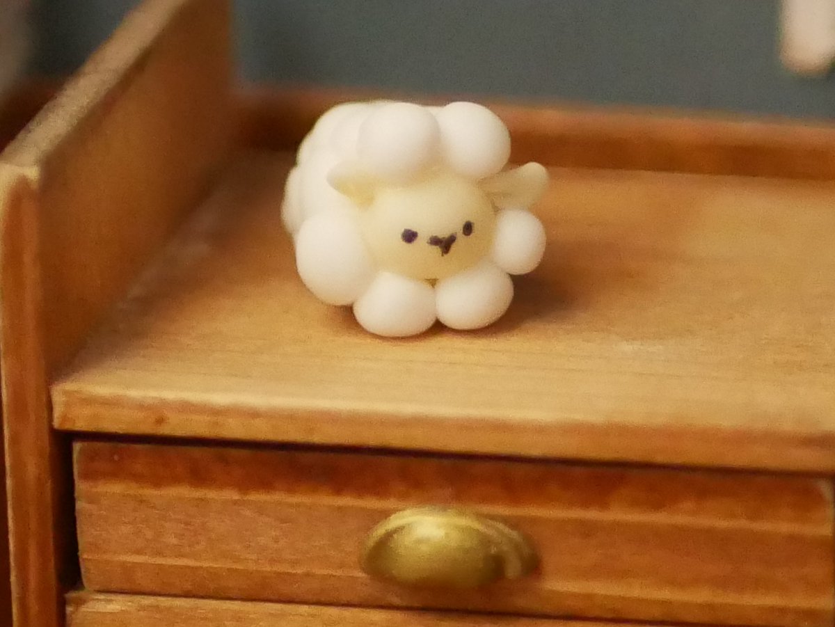 miniaturemaron's tweet photo. ミニチュアサイズの干支・羊置物🐑
https://t.co/Ku6Ev3oIQN https://t.co/vGPS622twB