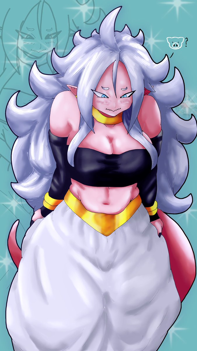 Sape_master's tweet photo. Second A21 type

Chubby

I guess the outfit doesn't fit anymore with all those candys

#Android21 #A21 #FIGHTERZ #DBFZ #Dragonballfanart https://t.co/9M9N7GRz72