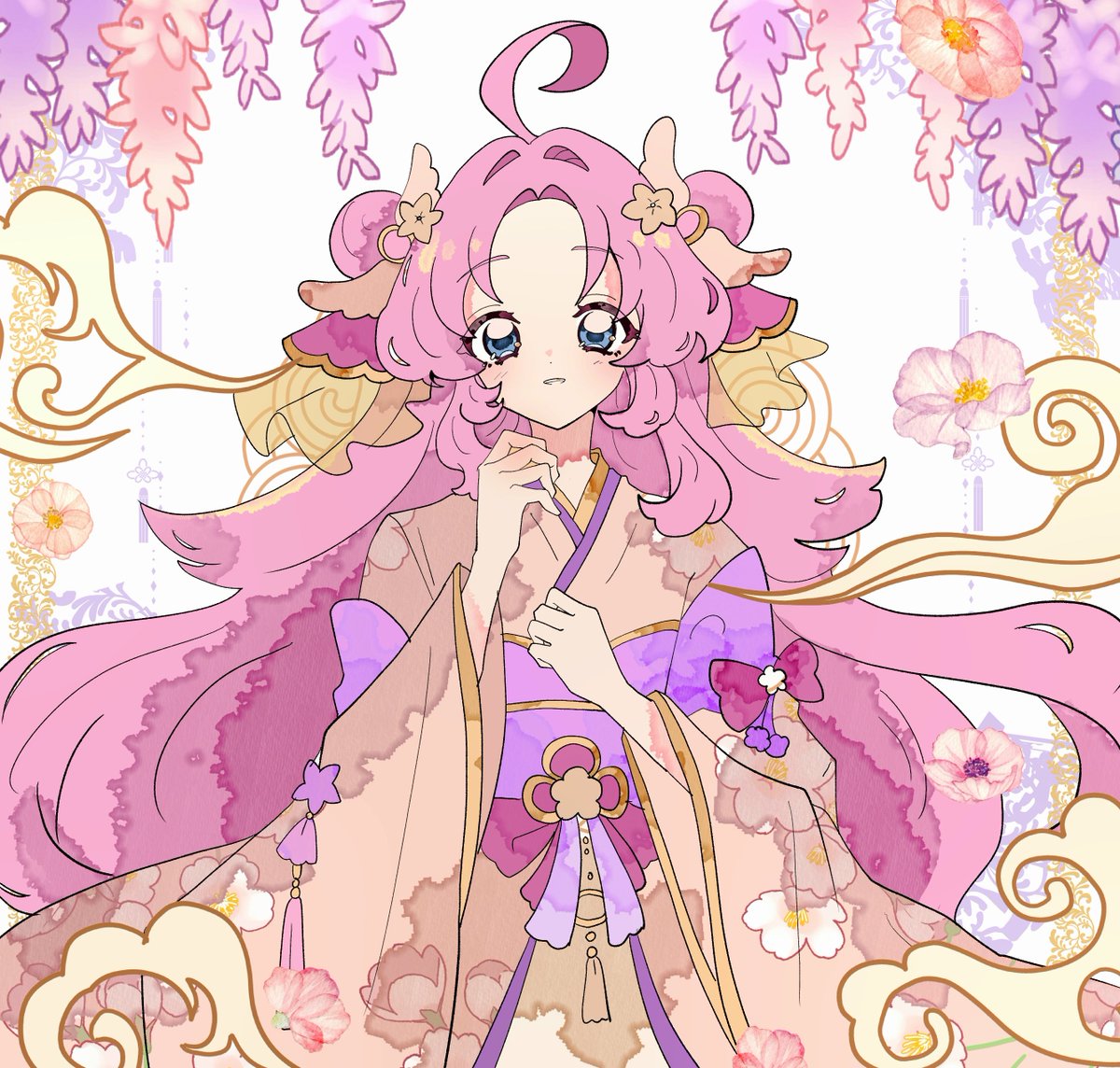 may__9706's tweet photo. プリキュア 着物ver🌸 https://t.co/zgUYqiH0nf