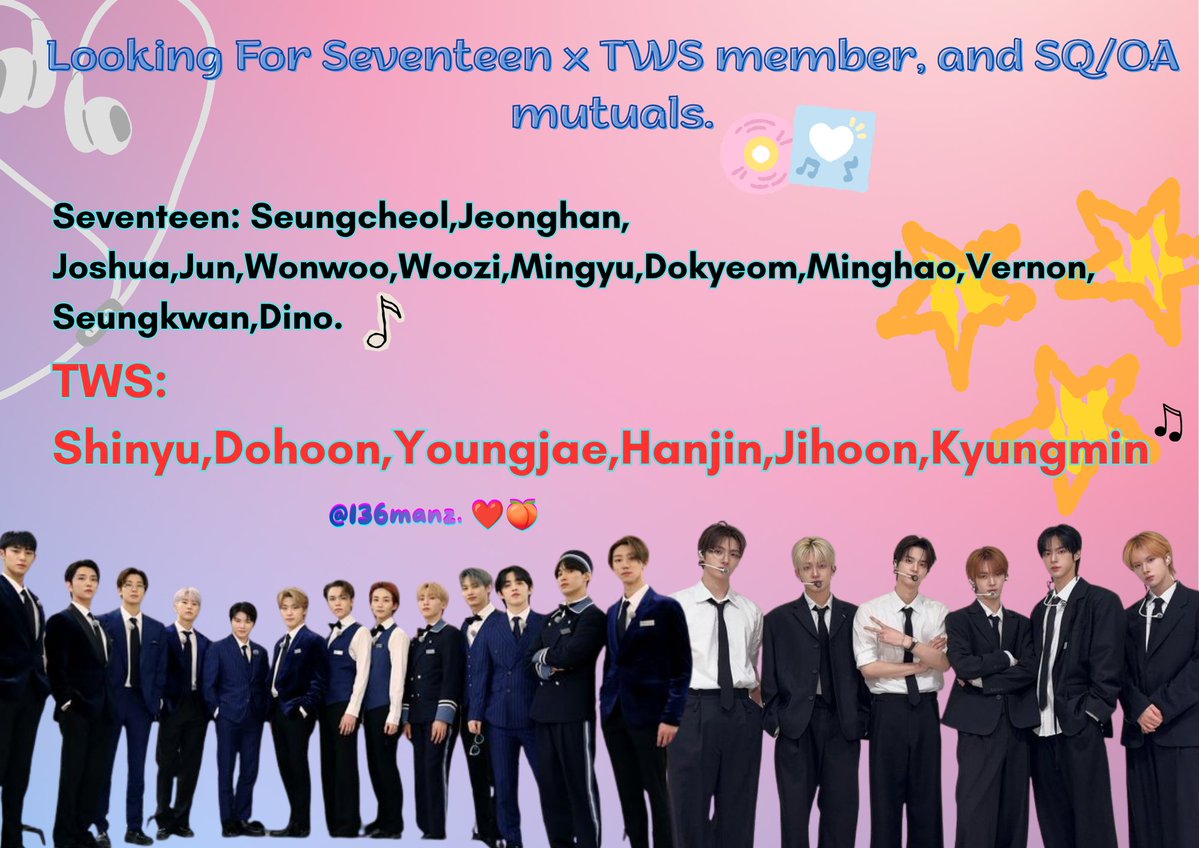 136manz's tweet photo. Same agency, one home, thirteen and six members together. 🏠✨
Come join us and be part of our family! We also looking for SQ/OA mutuals.
Medpart is open too! Let’s connect together. 🤍 https://t.co/yqciSVNaGs
