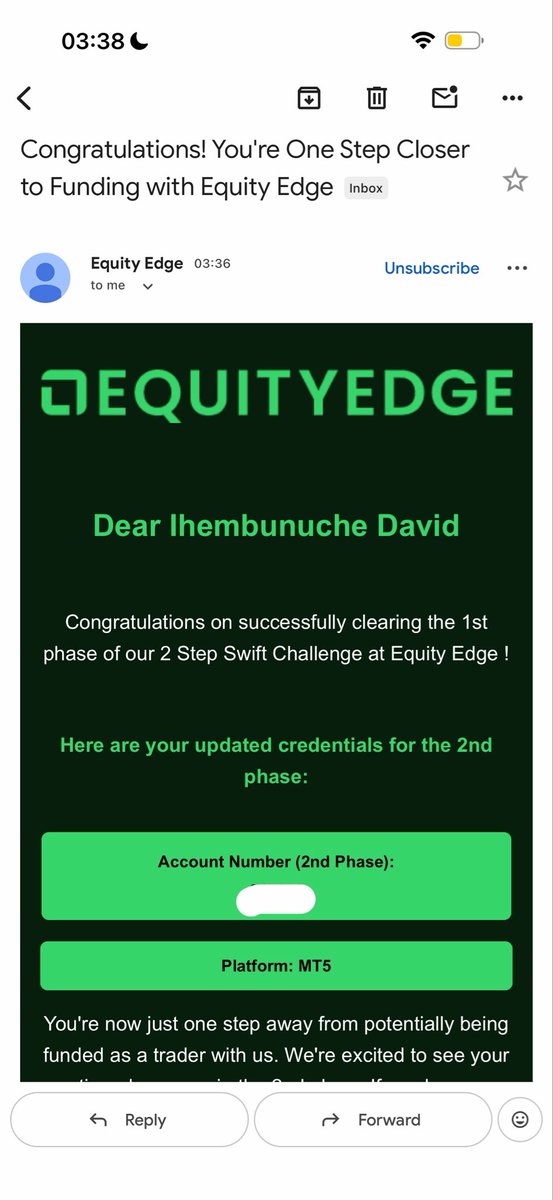 TRADEWITH_DAVID's tweet photo. Okay I got a $50k 2 step account 

Passed phase one in one trade 
I closed little profits as partials yesterday to count as a trading day , then today completed it 2 trading days.

Let’s see what the universe has for us 🤲 https://t.co/xgrBHON8DM