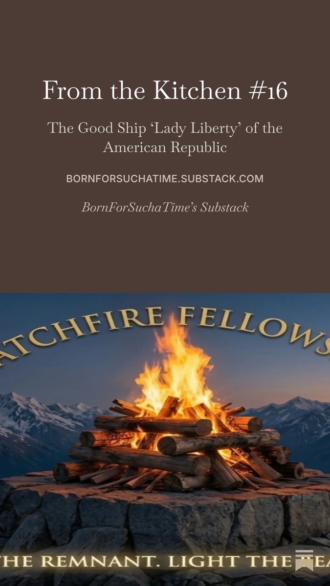 BornForSuchTime's tweet photo. The ship of state, ‘Lady Liberty,’ is gearing up to get underway. It's time for an inventory of what’s on board. What do we cherish, and what do we toss out completely?  🧭⚓

👉 https://t.co/v03NVAPwOv
#WatchfireFellowship #LadyLiberty #PatriotMovement #Truth #CurrentEvents https://t.co/zs7HR6WWGy