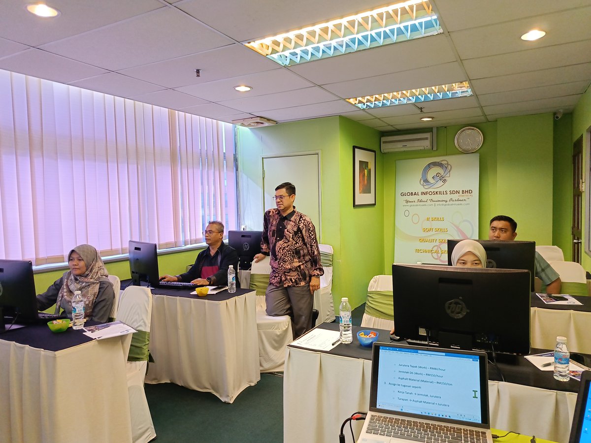 gisbtraining's tweet photo. [1] Microsoft Project 2019 on 24 November 2025 at Global Infoskills Sdn Bhd

#GLOBALINFOSKILLS
#GISBTRAINING
#MICROSOFTPROJECT2019
#TRAININGPROVIDER
#PENYEDIALATIHAN https://t.co/76dDvxlUQc