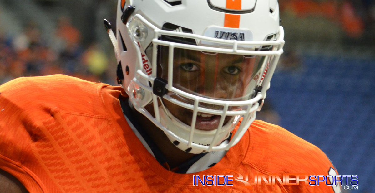 theJJPerez's tweet photo. San Antonio & UTSA Legend Marcus Davenport is calling it a career. Out of Stevens HS, Davenport was an under the radar 2-Star recruit. At UTSA he developed into the 2017 CUSA DPOY. In 2018 he became the first ever Roadrunner to be taken in the first round of the NFL Draft. 

https://t.co/nCoBwBQDXf