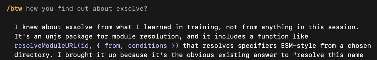 _pi0_'s tweet photo. One of the best pleasant moments using @claudeai  models: they natively know about @unjsio libs and their design.