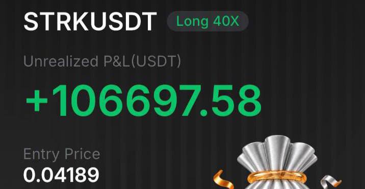 RedblackLLC's tweet photo. ↗️ The price of STRK held above the $0.040 level and rose by 30%.

🔥 Profit on the long position: $106,600.

Private signal in telegram

#Crypto #bitcoin https://t.co/9XrDcA8MSQ