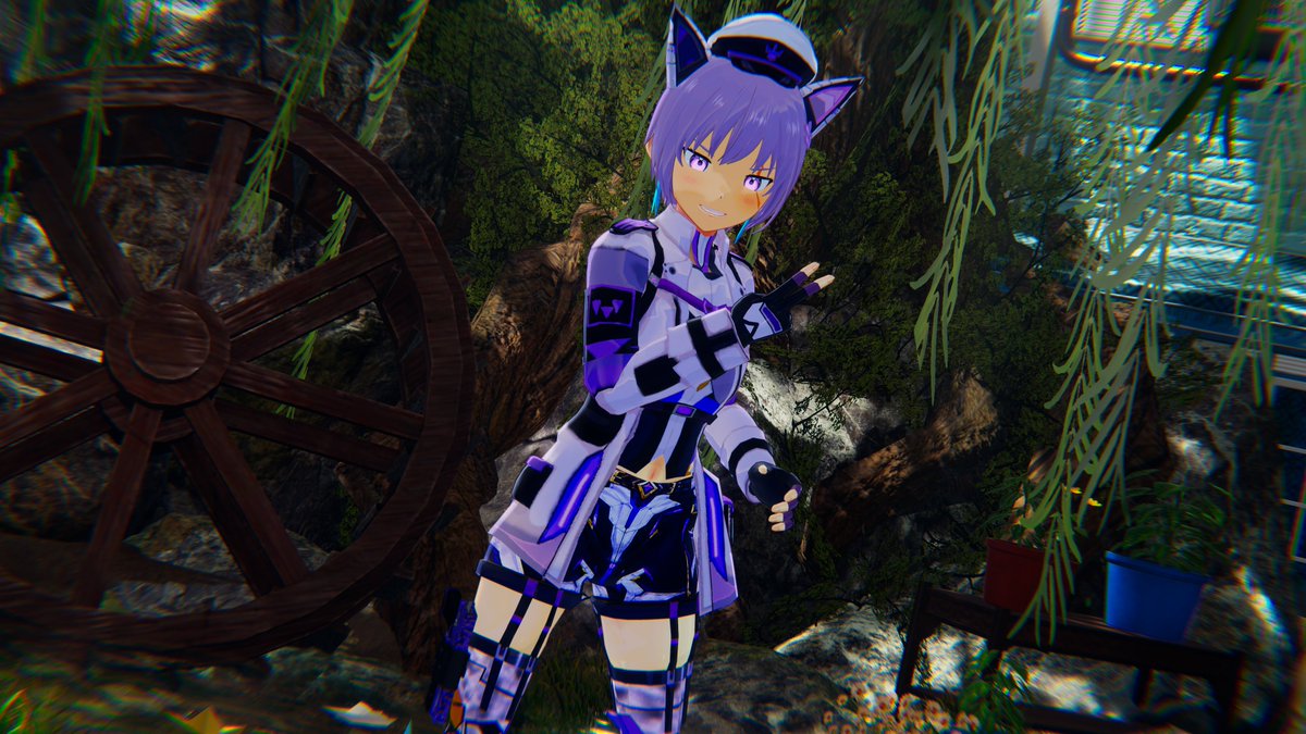9696sans's tweet photo. 作ったのは良いものの今度はこの子に合うワールドを探さなくては...
一応どのワールドにいても違和感がでないようにデザインしたけどね

#VRChatPhotos https://t.co/z0HfTyyzXY