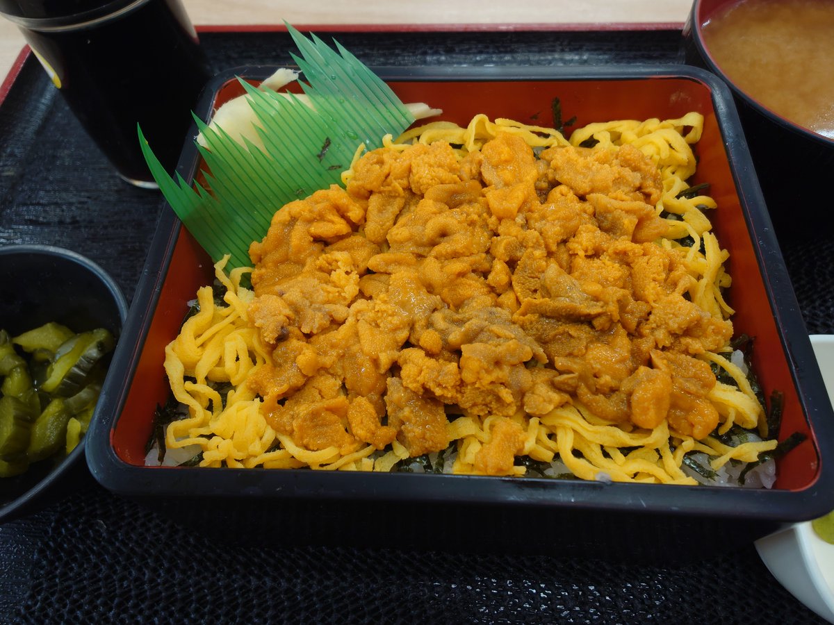 vej045532's tweet photo. スキマ時間が多すぎるので、ウニ丼　@おさかな食堂うおよし 大東京卸売りセンター https://t.co/NoK1UJGN73