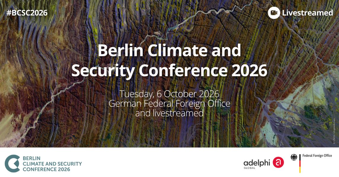 GermanyInOz's tweet photo. 🌍 The 8th Berlin Climate and Security Conference takes place today, 6pm to 3am AEDT! Themed "A climate for security, freedom and prosperity." 
📺 Watch live: https://t.co/BgVJQWmEck
#BCSC2026 https://t.co/8URcWNEZRE