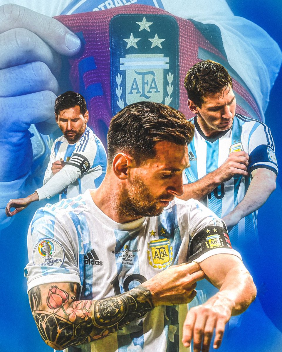 Argentina's tweet photo. #SelecciónMayor Lionel Messi, el capitán que transformó el liderazgo de la Selección Argentina.

📰 https://t.co/pR3gkaw87Z https://t.co/6uBBwo6NuZ