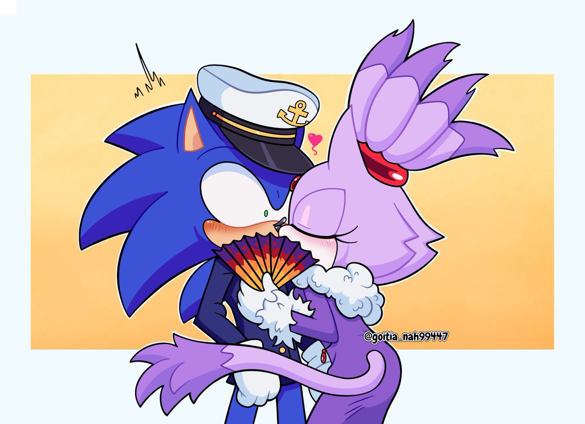 goitia_nah99447's tweet photo. A kiss of greeting💕
#SonicTheHedgehog | #BlazeTheCat | #Sonaze https://t.co/zf7kLA8ga1