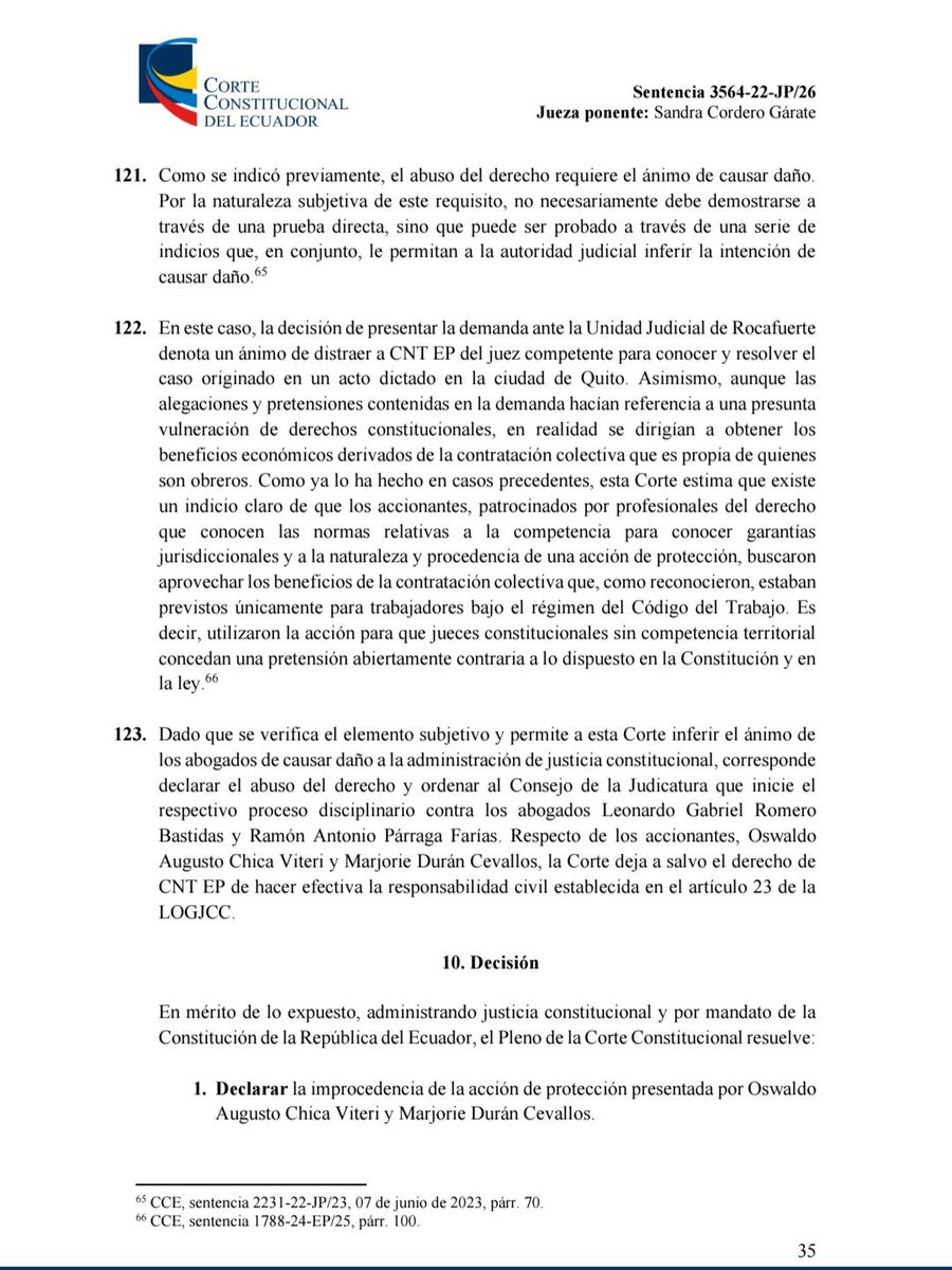 CaEdBC's tweet photo. Las decisiones de la sentencia de la CC sobre el caso CNT EP en cuestión. https://t.co/sqVuz2XZRl