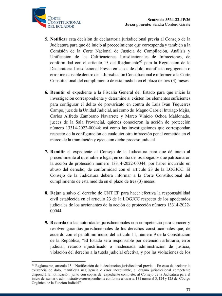 CaEdBC's tweet photo. Las decisiones de la sentencia de la CC sobre el caso CNT EP en cuestión. https://t.co/sqVuz2XZRl